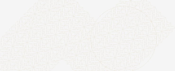 Um fundo branco decorado com um padrão circular, associado à análise de moedas estrangeiras para computadores portáteis e dispositivos móveis.