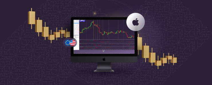 A Mac screen showing forex trading software, highlighting essential tips for beginners on the path to financial freedom.