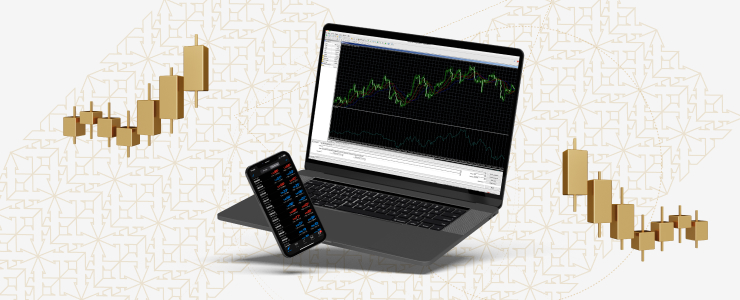 Stock trading interface on a laptop, representing essential steps in the journey to financial wealth.