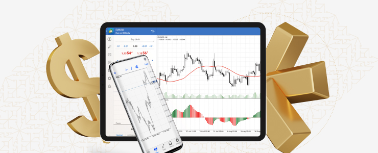 Commodity Boom trading across forex, gold, and digital markets displayed on trading platforms